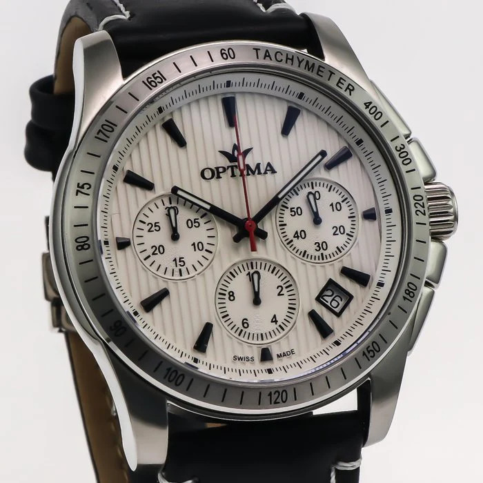 Optima – Swiss Chronograph – OSC377-SL-1 Swiss Quartz Ronda 48.15 mm OSC377 50