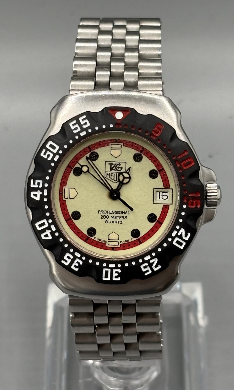 Tag Heuer Formula 1 – Ref: WA1211 – Full Lume Dial – 35mm Case – Steel Bracelet