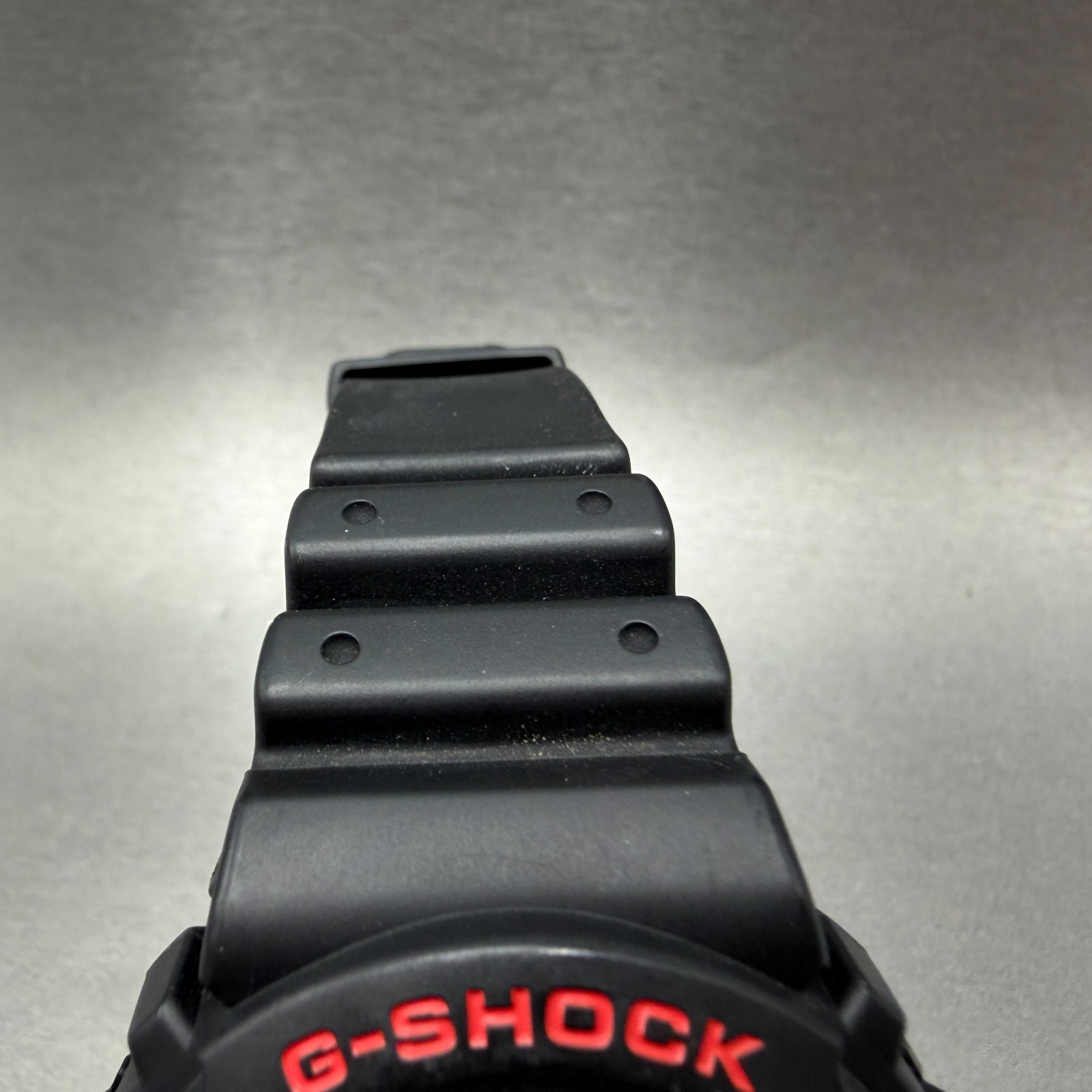 Casio G-Shock DW-6900MS Watch Men 51mm Black Red Alarm Chrono Digital New Batt
