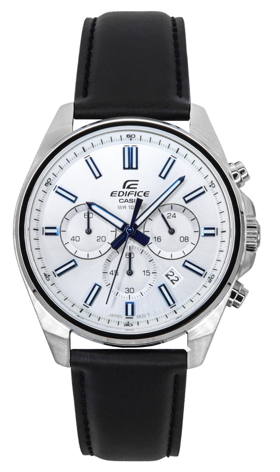 Casio Edifice Chronograph White Dial Quartz 100M EFV-650L-7AV Men’s Watch