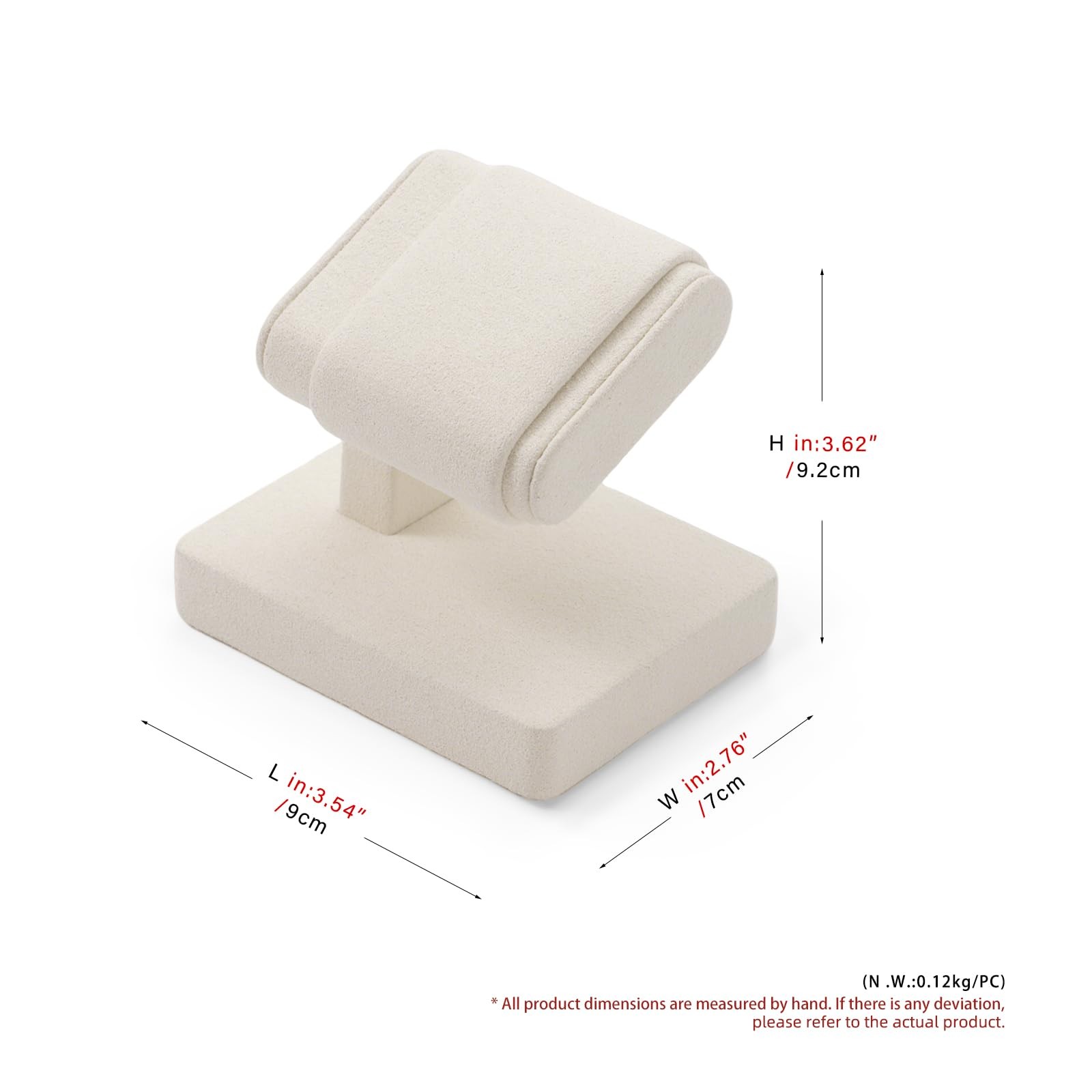 Papten Microfiber Watch Display Stand Tbar Watch Stand Holder Organizer For M…