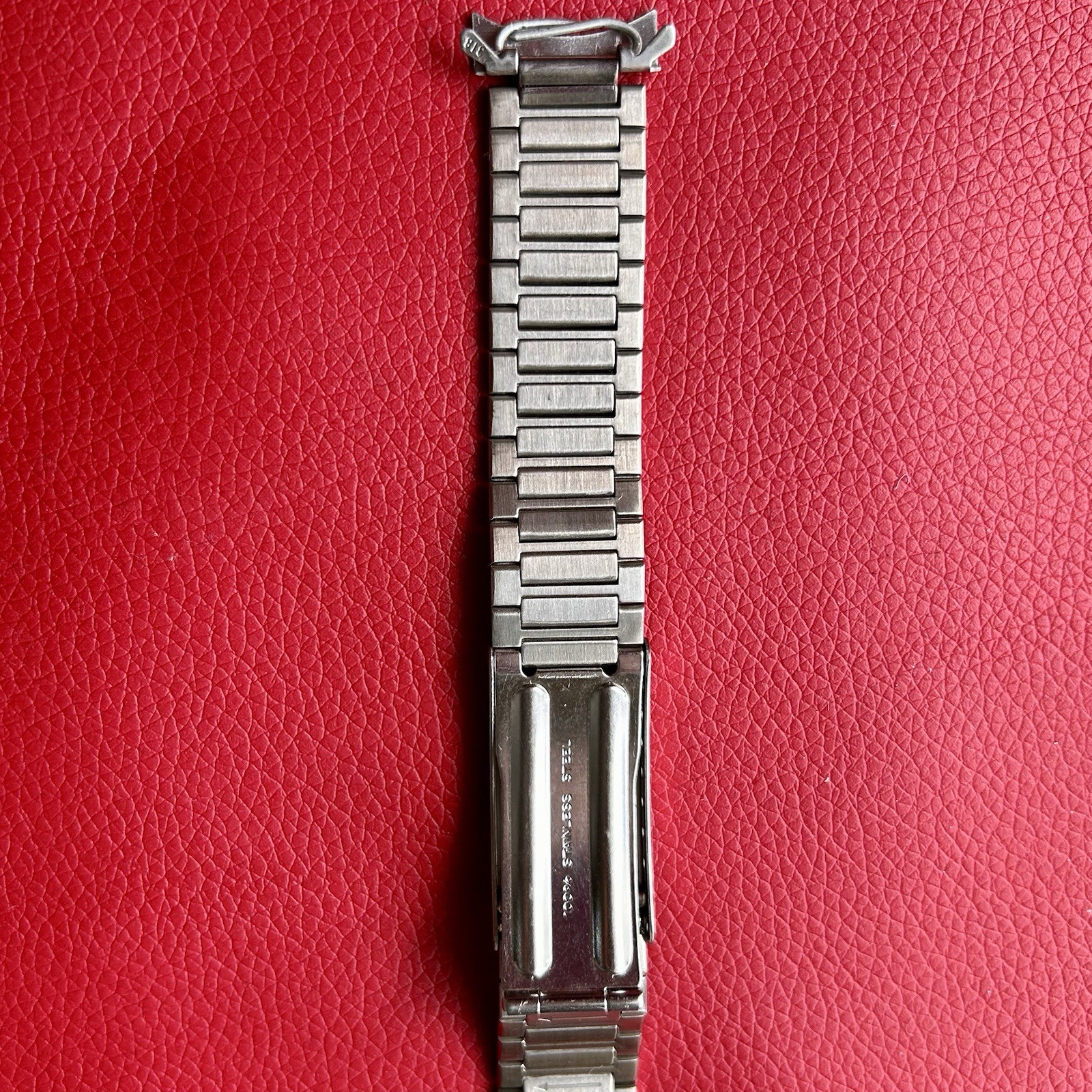 Original NOS Vintage 19mm Fortis Watch Bracelet Band Fits Up To 8” Wrist