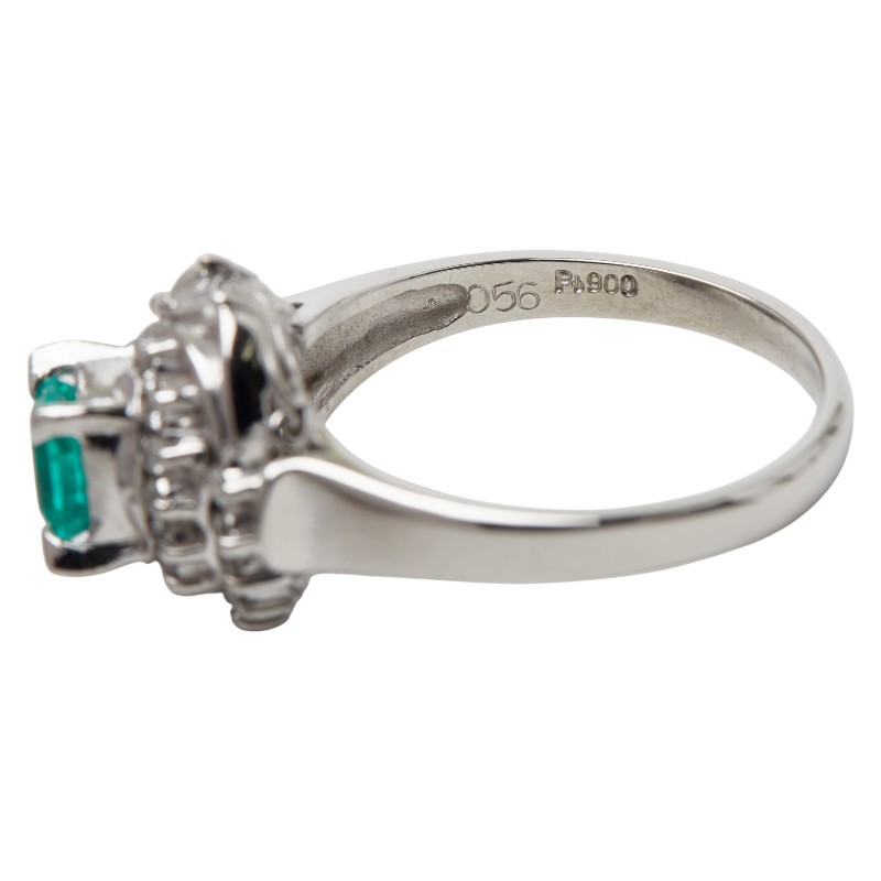 AUTHENTIC Ring ring Pt900 Platinum #13(JP Size) Women