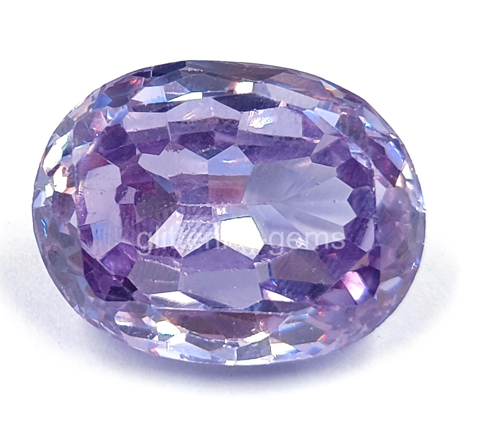 Natural Purple Amethyst 40.55 CT Oval Shape Certified Loose gemstone 5AIL