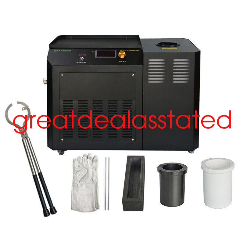 1KG New Induction Smelting Machine Jewelry Foundry Equipment 1600℃ 3500w 220v