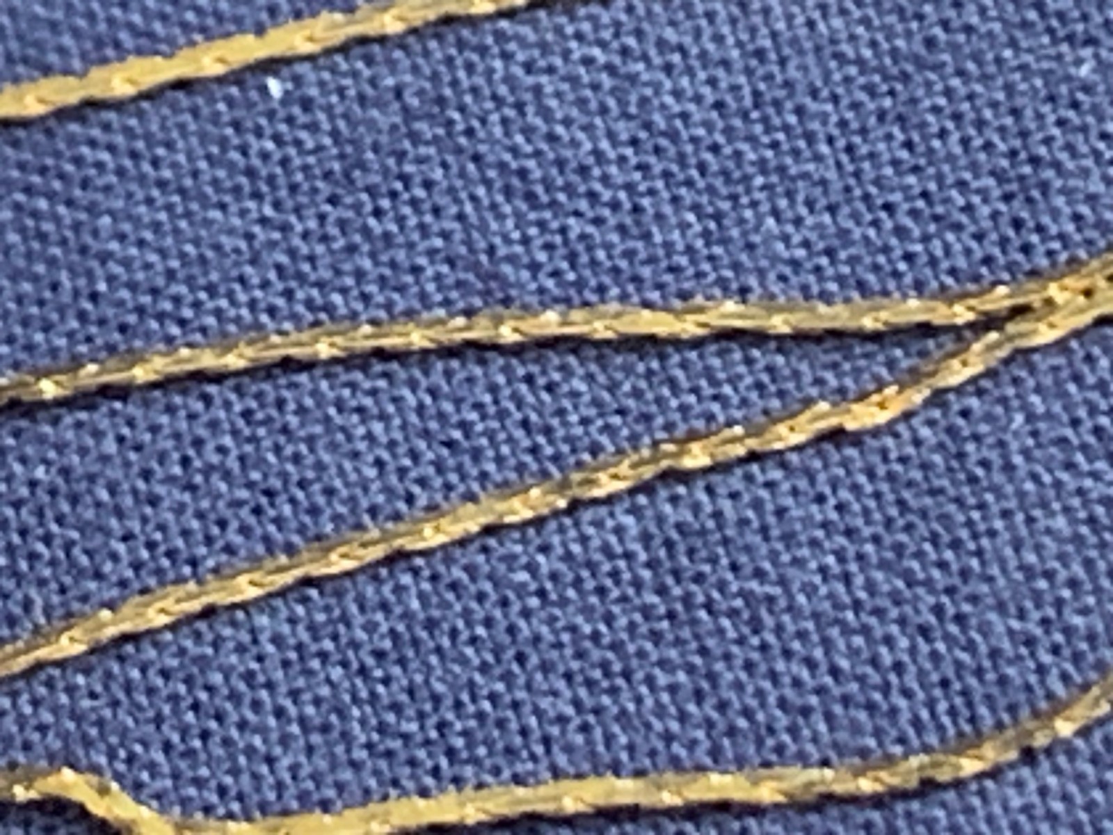 14K Yellow Gold Necklace 1.35g Fine Jewelry 18.5″ Cobra Chain Spring Clasp