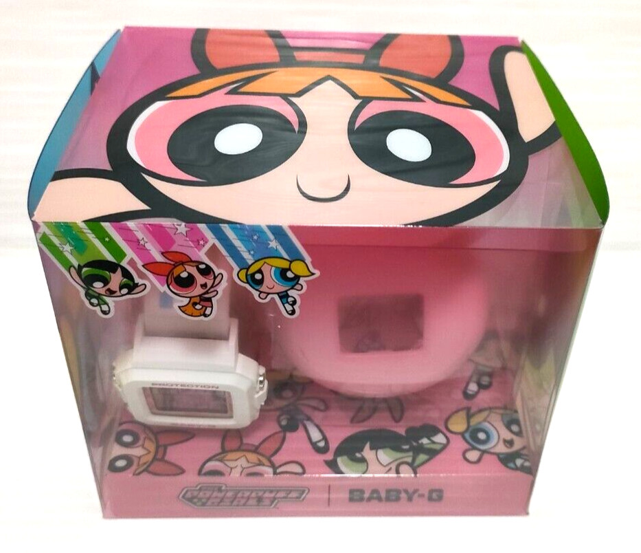 CASIO BABY-G＋PLUS THE POWERPUFF GIRLS BGD-10KPP-7JR Limited Women Watch White
