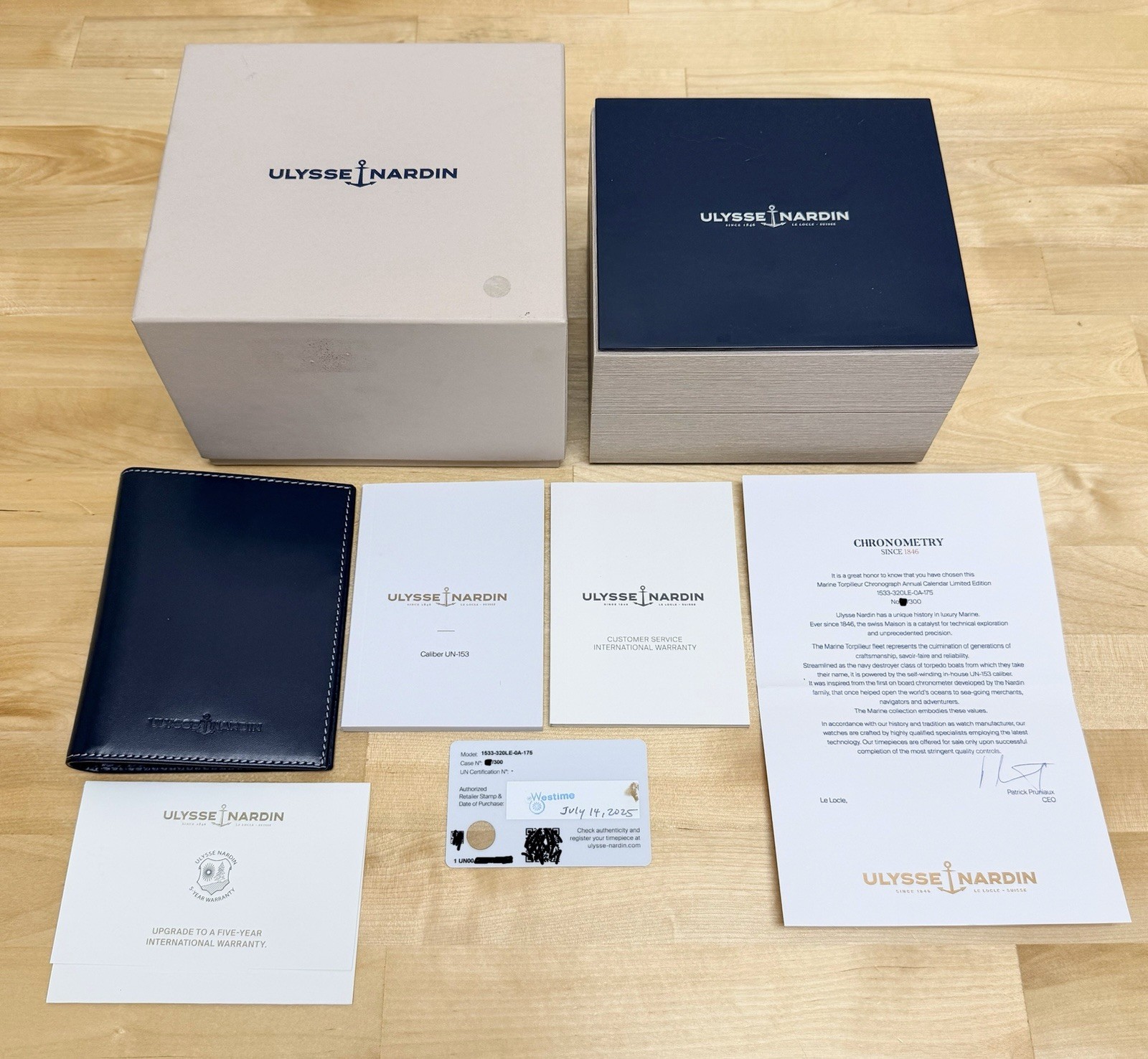 Ulysse Nardin Marine Torpilleur Annual Chronograph Limited Edition 1533-320LE