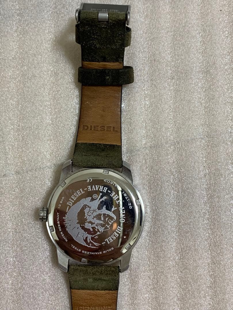 DIESEL Silver/White Watch 10BAR Seiko Citizen