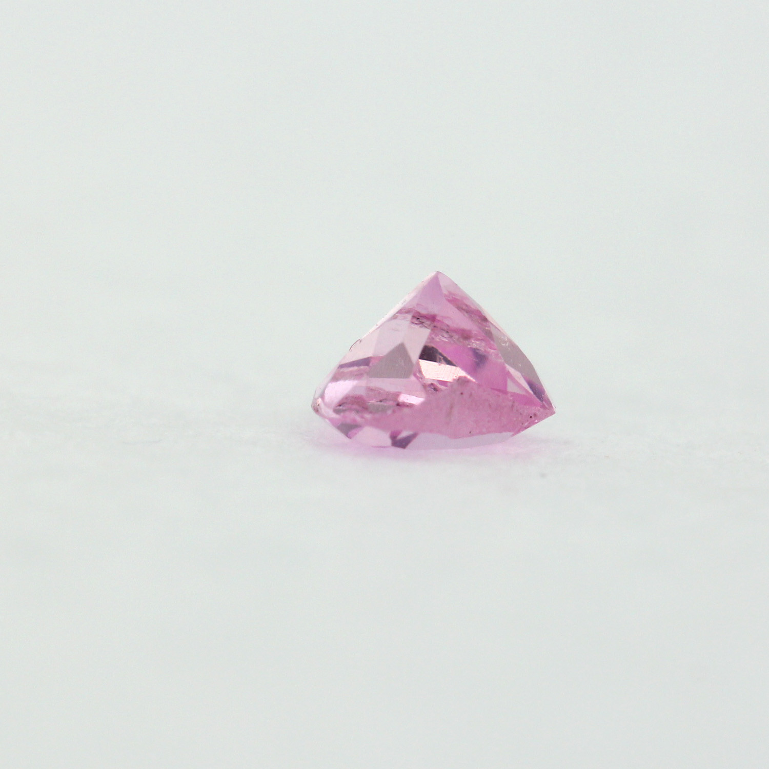Loose Heart Shape Cut Pink Sapphire CZ Stone Single Cubic Zirconia Birthstone