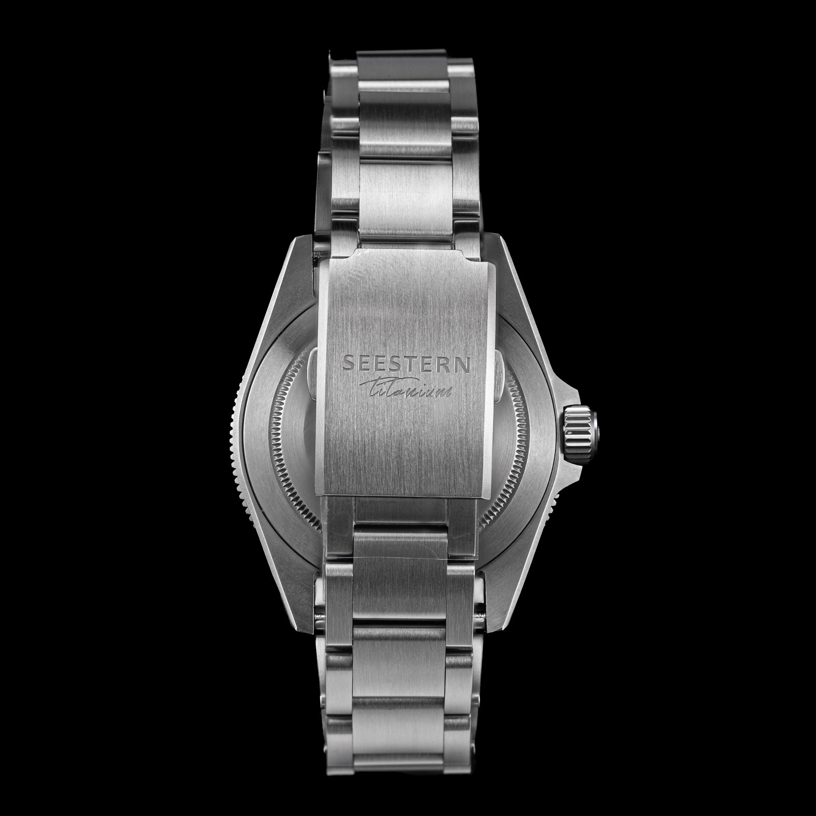 1PC SEESTERN S462.E Titaniumn GMT Professional Diver Limited Edition Mens Watch