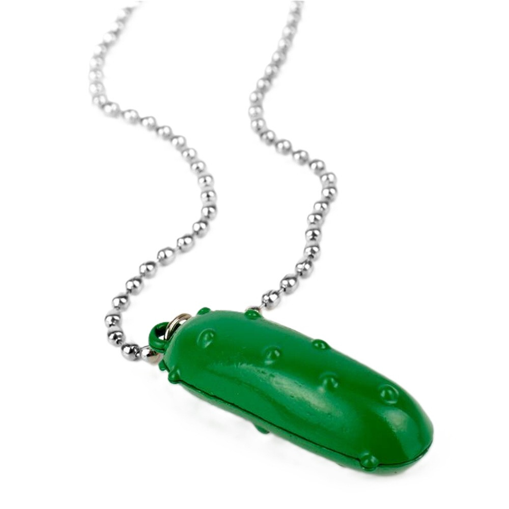 Funny Anime Cartoon Character RICK MORTY PICKLE RICK 3D Pendant Necklace Jewelry