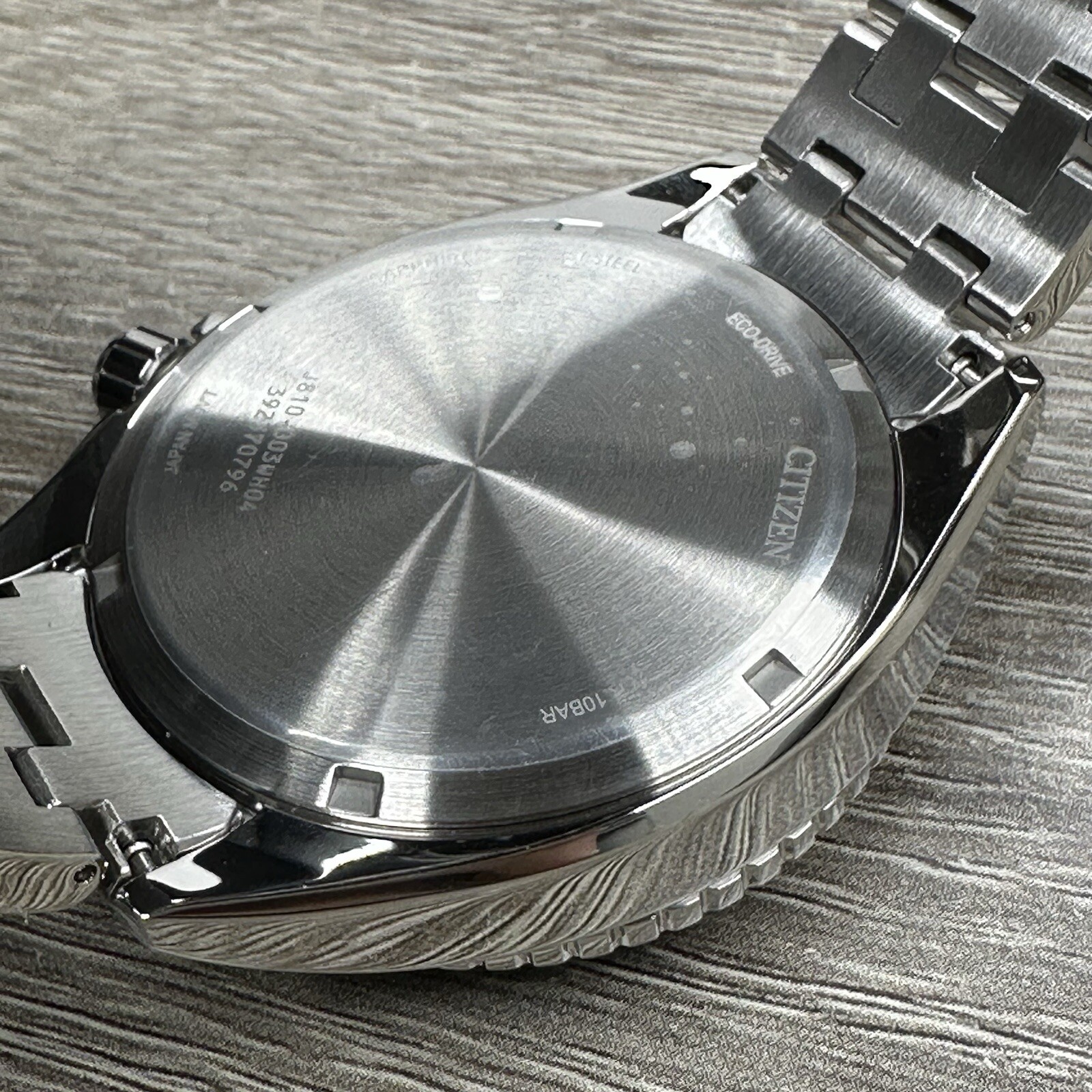 MSRP $525✅Citizen Eco-Drive Carson Silver Steel Blue Date Men’s Watch AW1770-53L