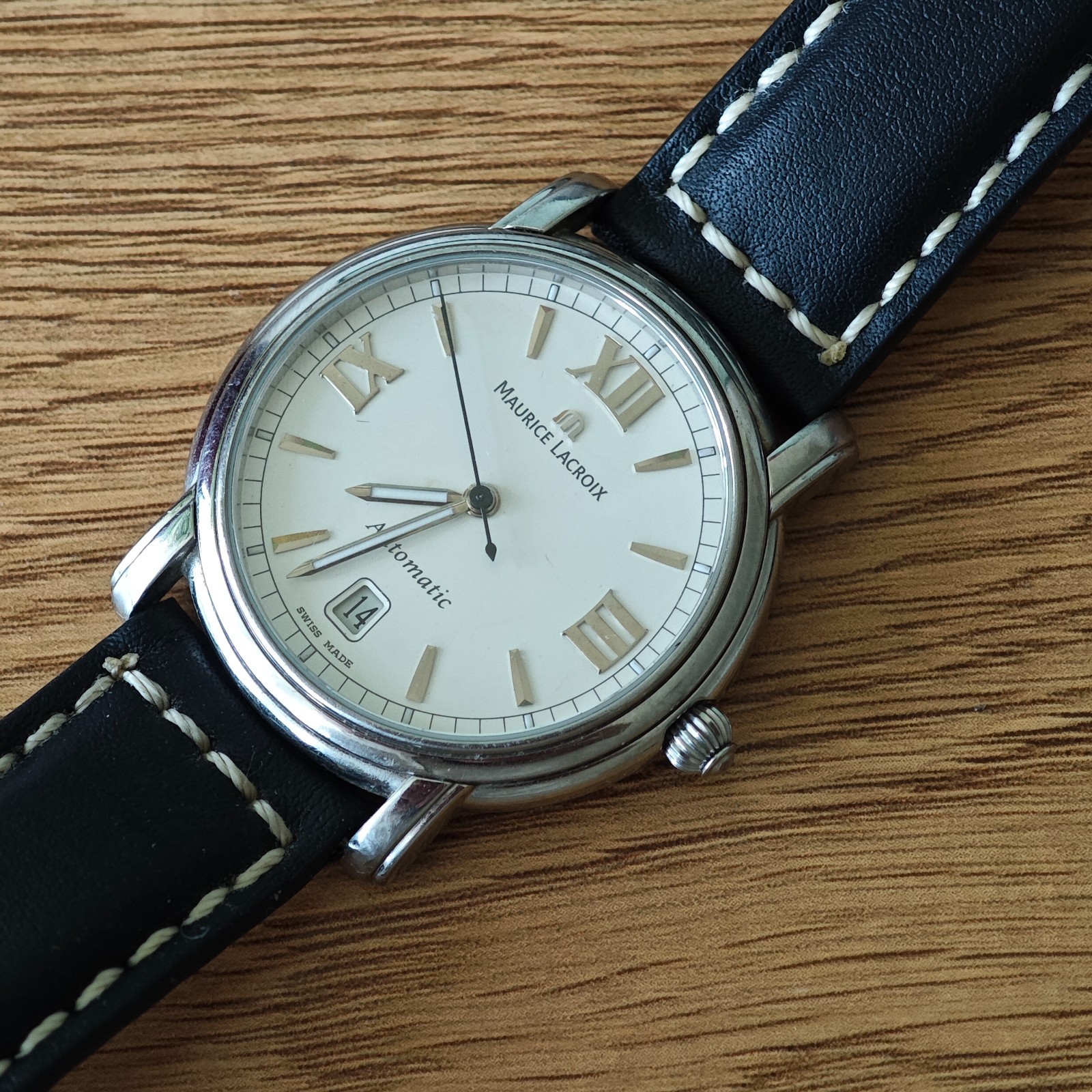 Maurice Lacroix Pontos 68775 Automatic Swiss Made Rare Men’s Watch