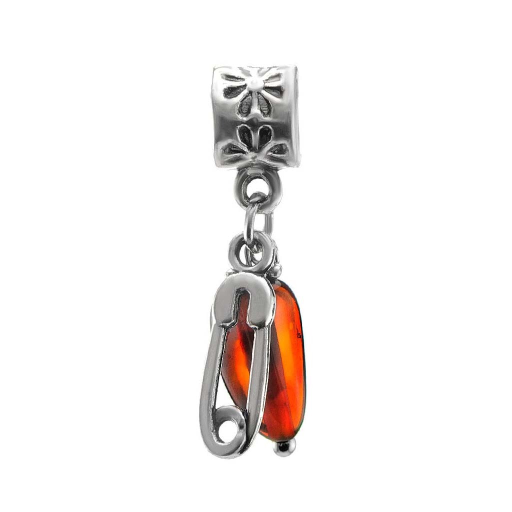 Charming Genuine Baltic Amber Charm Cognac Color