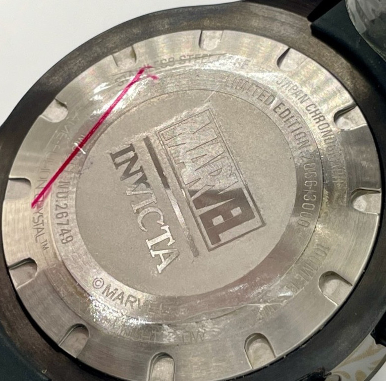 Invicta Marvel Black Panther Men’s Watch 50mm Blk/Gunmetal 26749 Limited to 3000