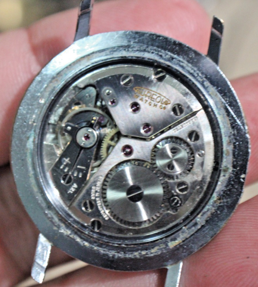 Wonderful AUREOLE Mystery Dial 17J Men’s Watch 146.55