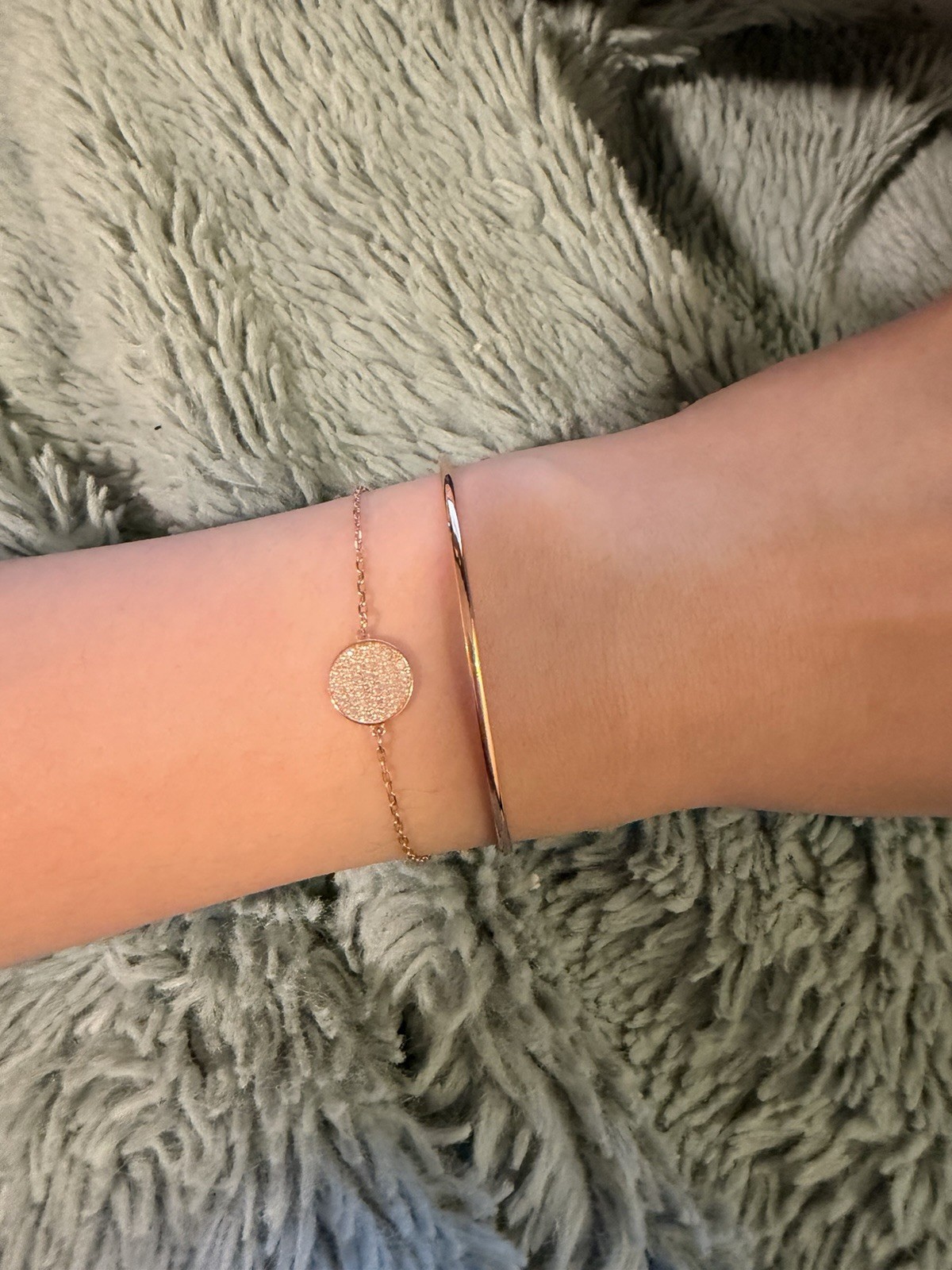 Swarovski Sublima Rose Gold-Tone Bangle Bracelet