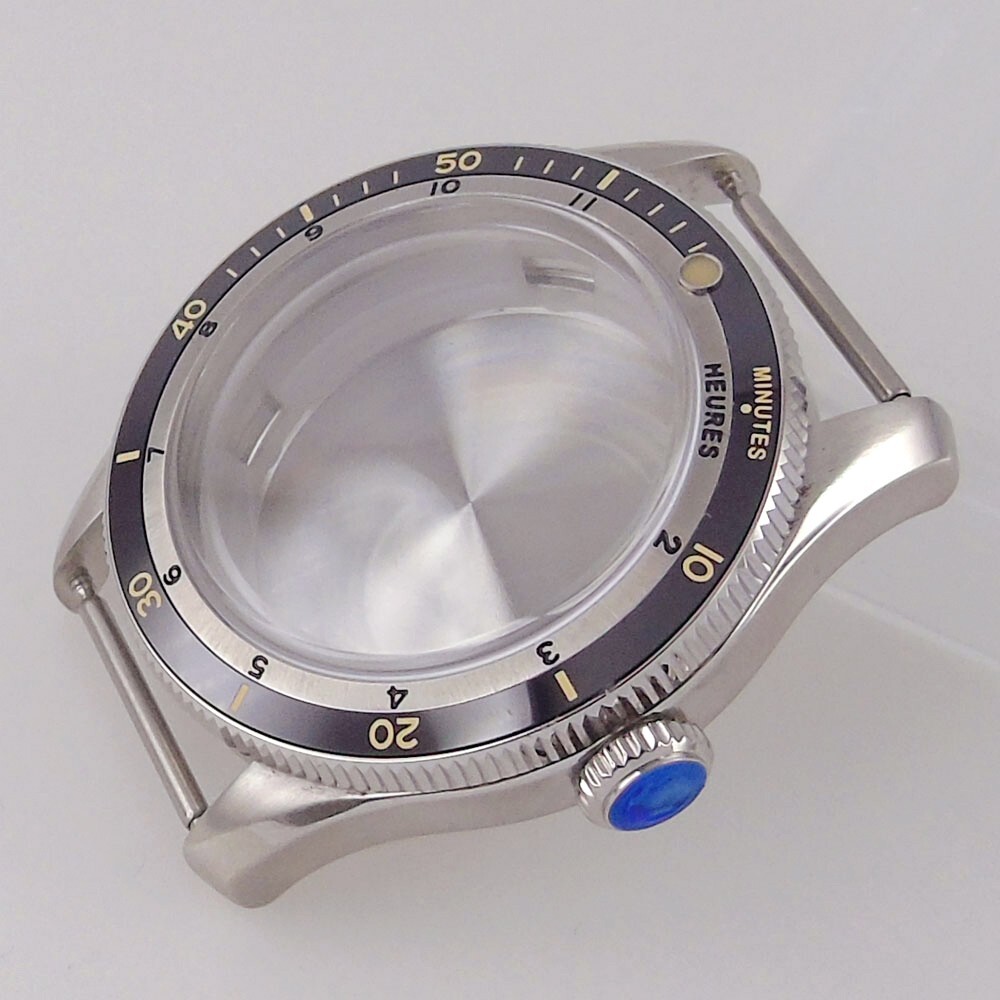 Fit NH34 NH35 NH36 NH38 20ATM Stainless Steel 40mm Watch Case Bow Sapphire Glass