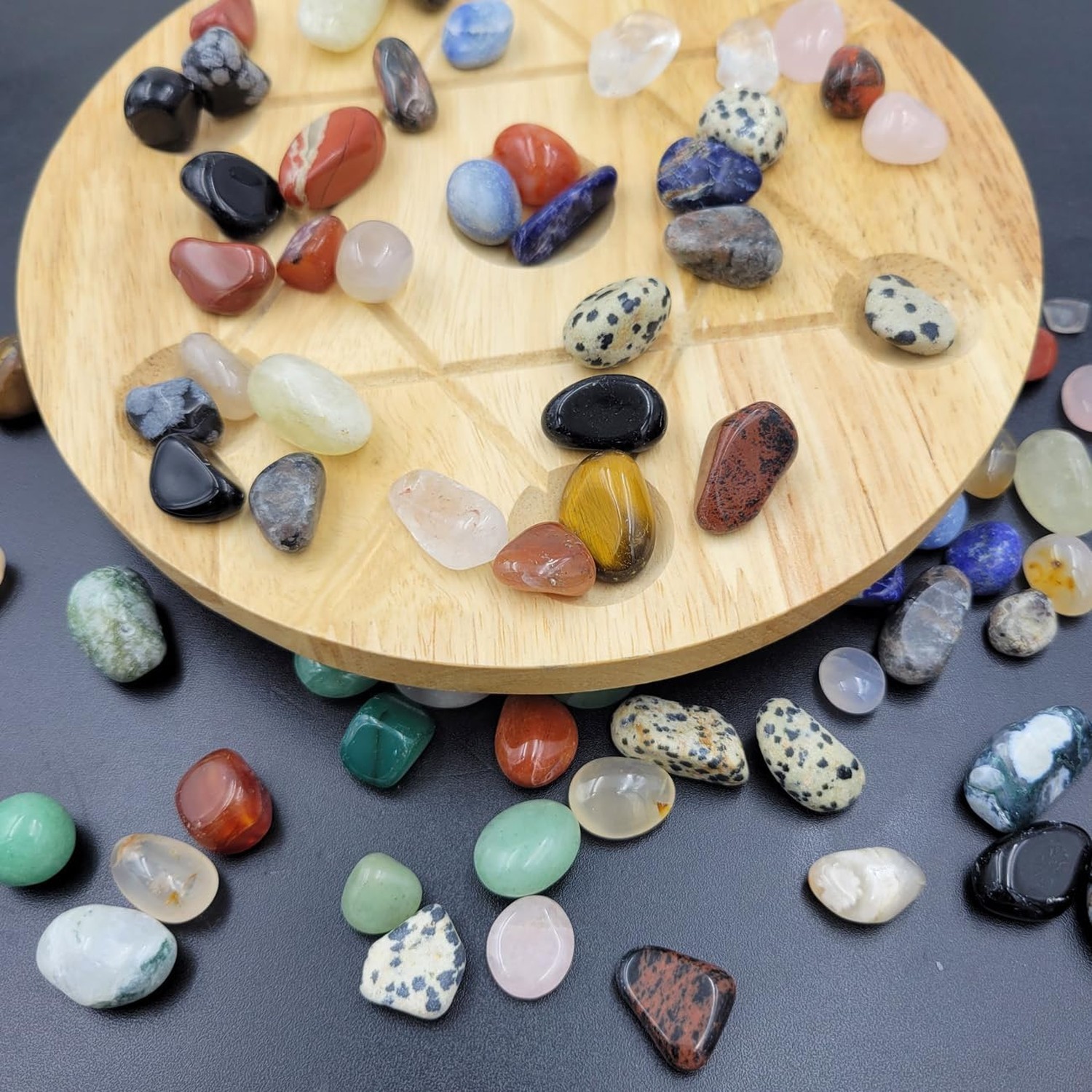 15+ Kinds 100pcs Assortment Healing Stones Mixed Tumbled Polished Stones for …