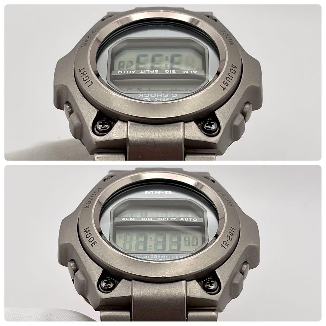 Casio MR-G Jazzy Full Titanium Grey Digital Watch Japan New Battery 0714561