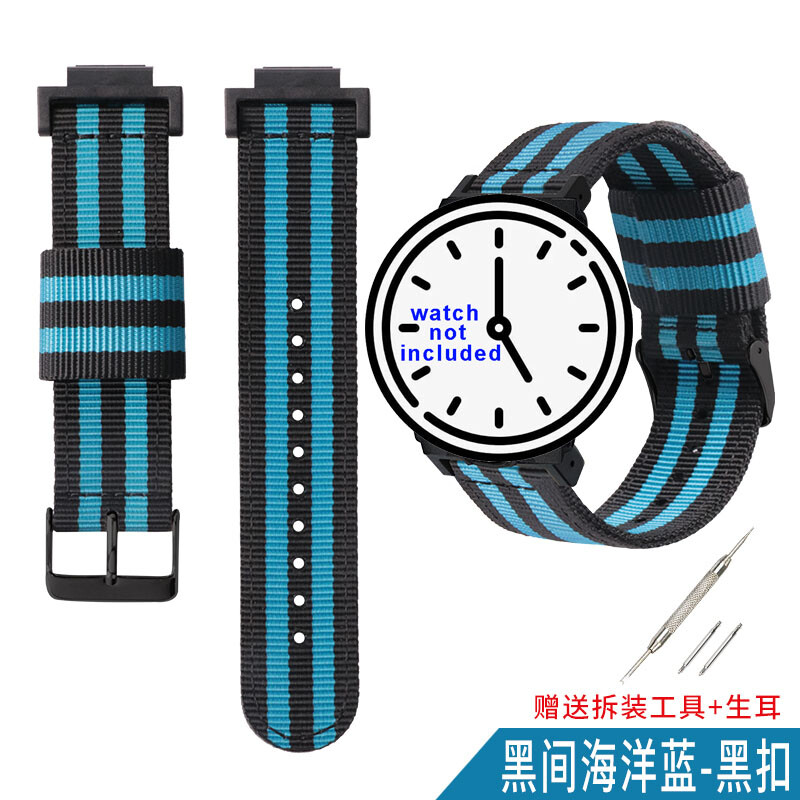 Sport Weave Nylon Fabric Strap for GWX-5600 GLS-8900 DW6900 G5600 GA110 Bracelet