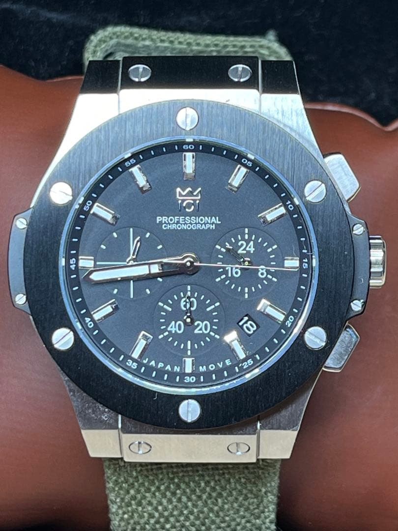 HYAKUICHI 08 Chronograph 10BAR DAY Rare, Excellent Condition, Working From Japan