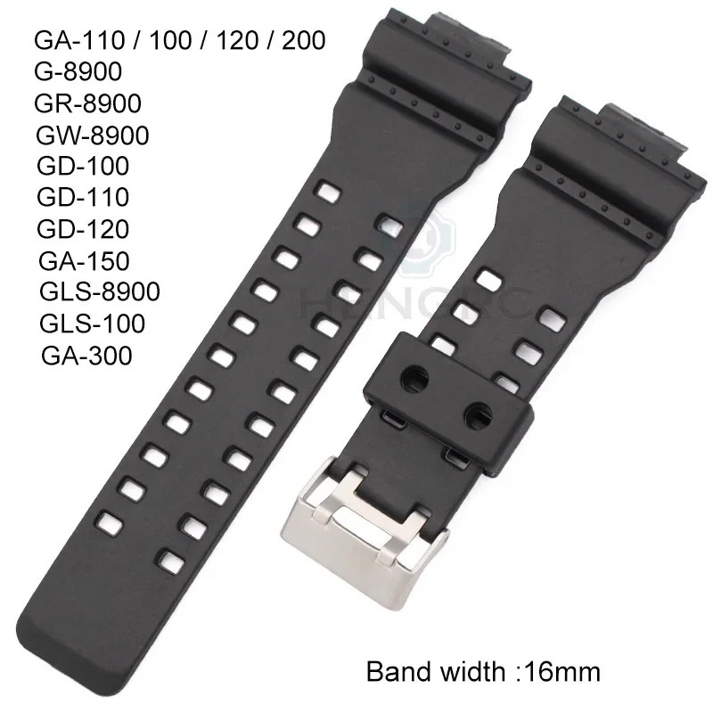 Correa Reloj Goma Silicona 16mm Accesorios Impermeables Repuesto Hombre Mujer