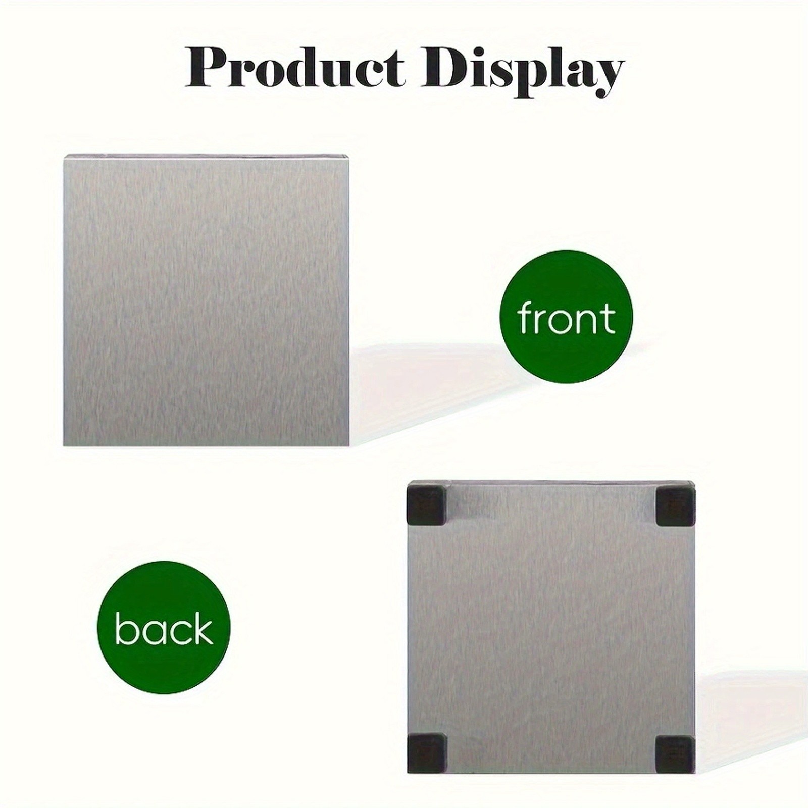 Steel Bench Block with Rubber Feet – For Jewelry Making & Metal Stamping