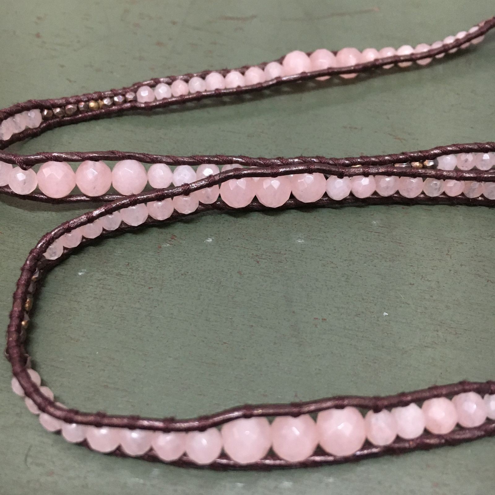 Chan Luu Used 5Row Bracelet 92cm Thin Metal Clasp Durable Accessory