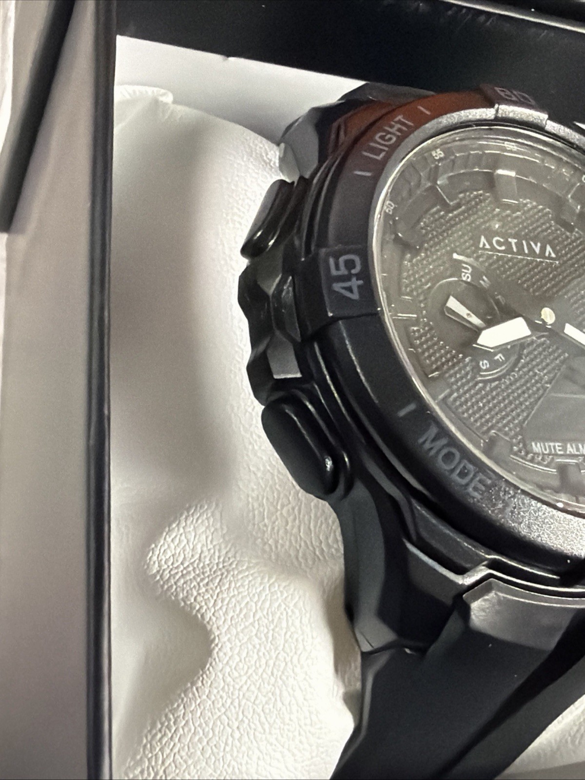 Activa Spry X Invicta Digital Essentials Men 53mm ABS Black SK160 NEW
