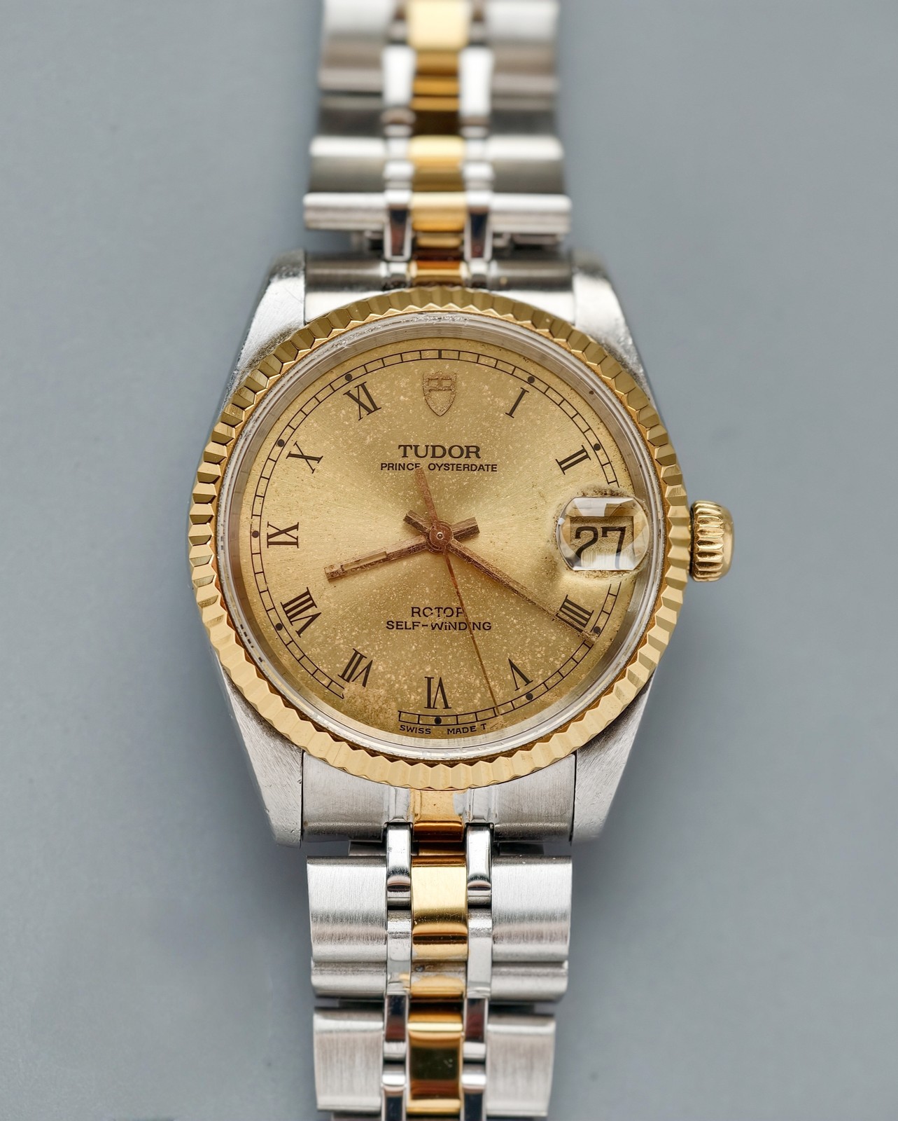 Tudor Gilding Roman Dial 72033 Prince Men’s Watch Automatic 32mm Date