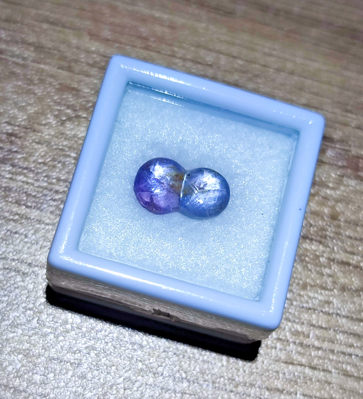 Natural Star Sapphire 2.80ct Two-Tone Purple gray | Unique Shape | Unheated