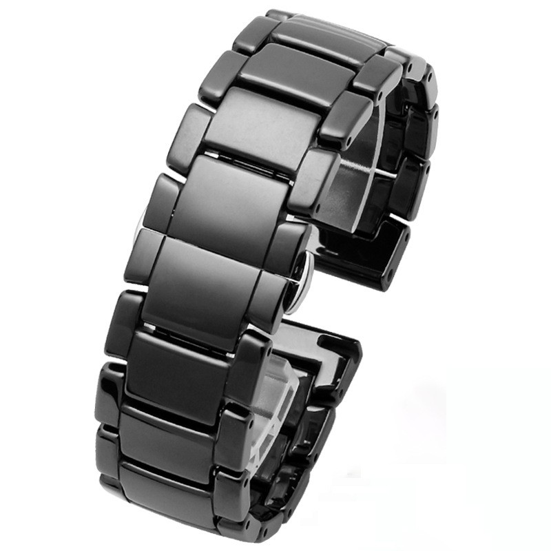 Waterproof Ceramic Watch Band Strap 14 15 16 17 18 19 20 21 22mm with Tools