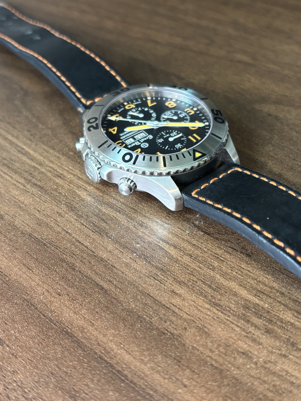 ERNST BENZ 47mm Automatic Chronodiver GC10726 Leather Band Ref 10700