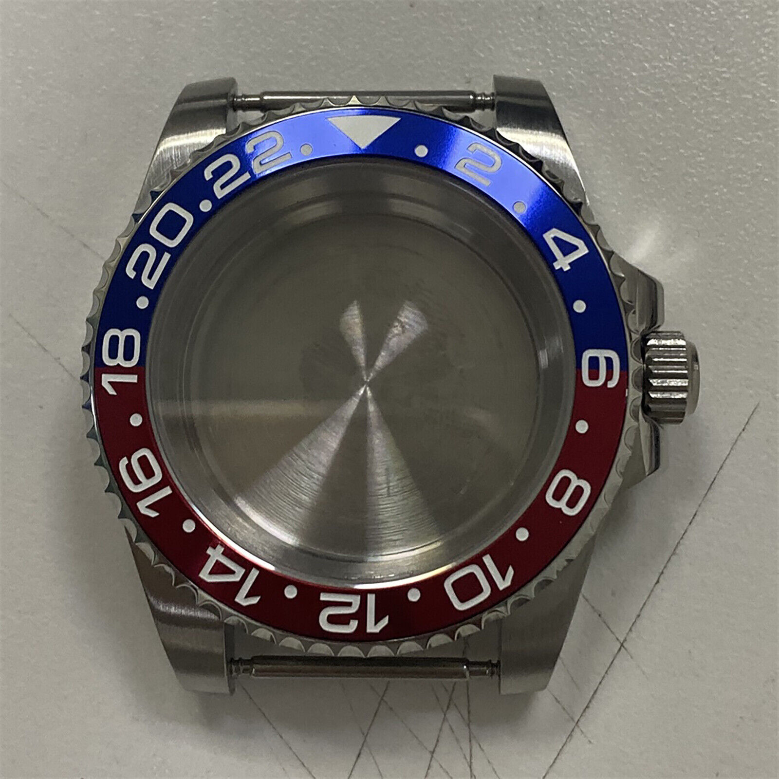 40mm Sapphire Glass Steel Bezel Watch Case For NH35 NH36 Automatic Movement