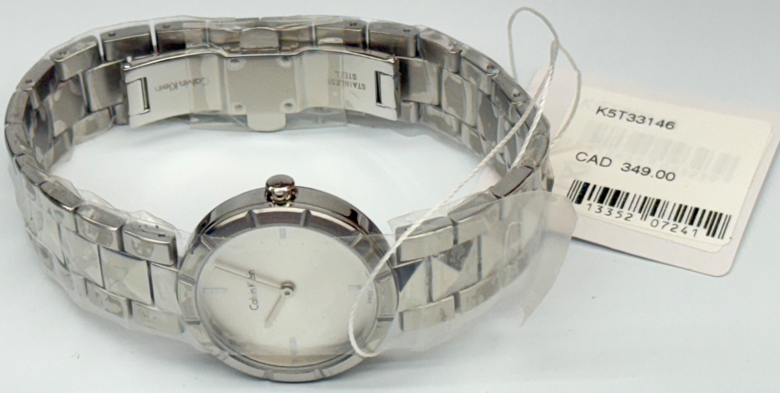 Women’s Calvin Klein Swiss Made Wristwatch K5T 331 Stainless Steel Silver Tone