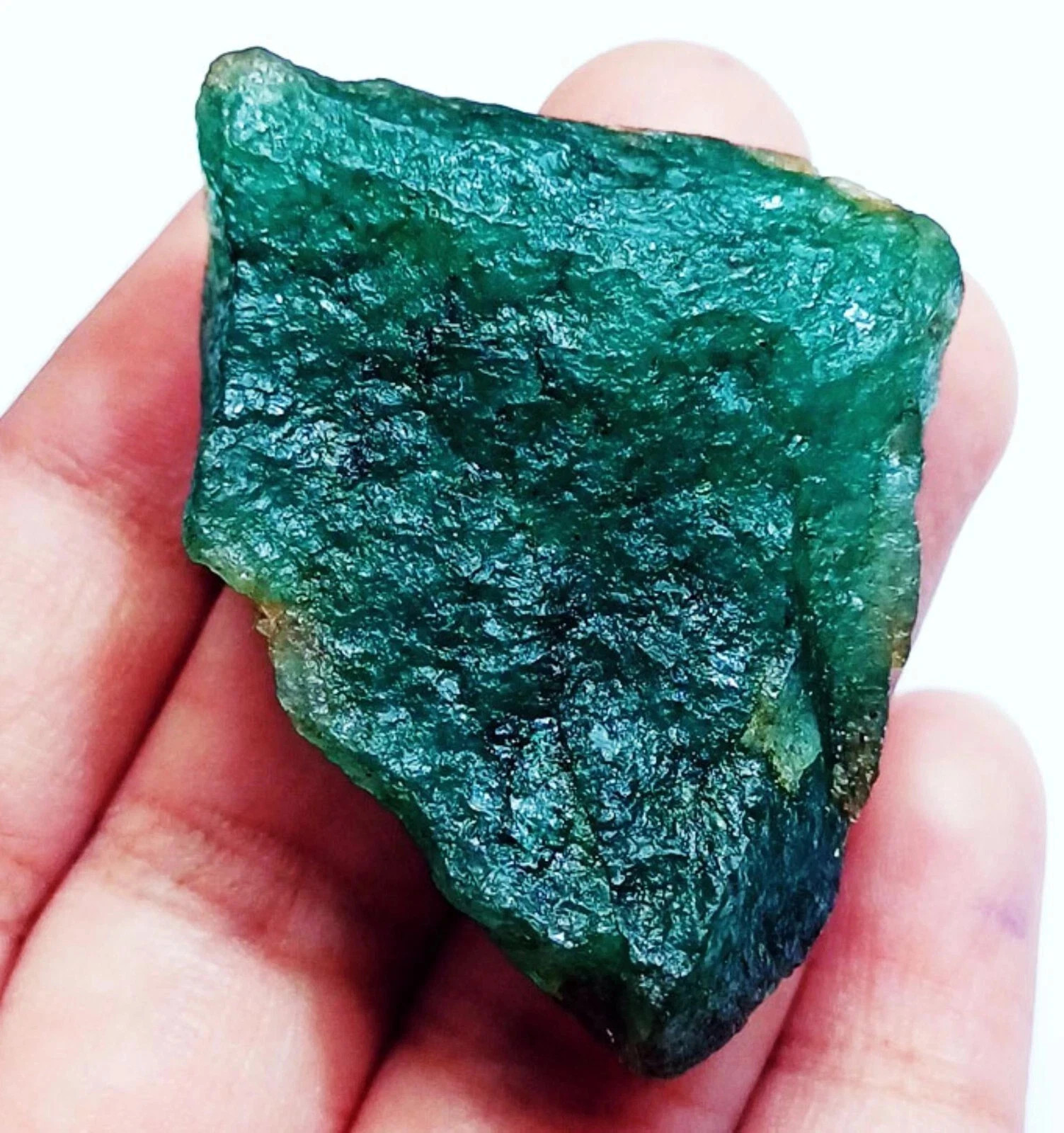 Loose Gemstone Natural Emerald Rough 99.20 Ct Certified With Free Gift