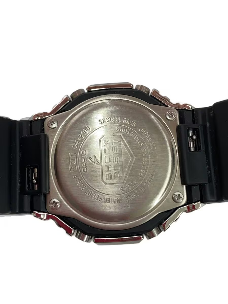 CASIO Quartz Watch G SHOCK Digital SLV BLK