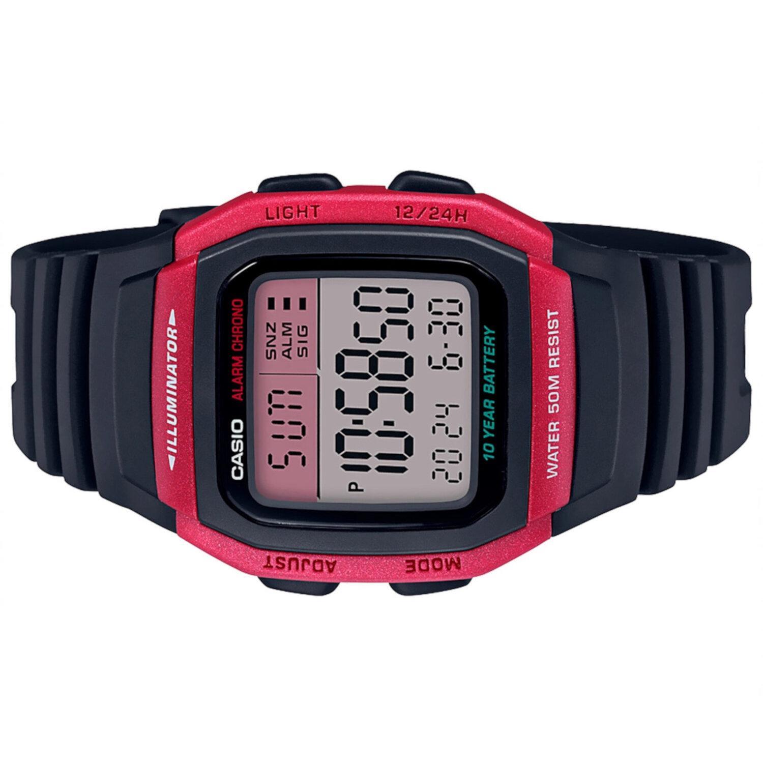 Casio Men’s W-96H-4AVCF Black Resin Band Sports Classic Digital Display Watch