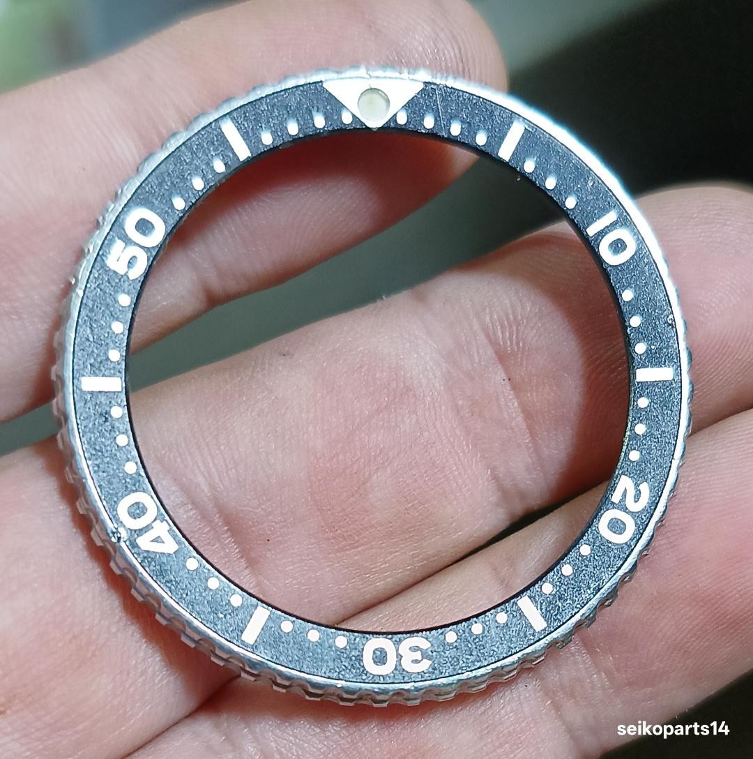 ORIGINAL SEIKO BEZEL MATTE BLACK INSERT 6306-7000 6306-7001 6309-7040 7049 6105
