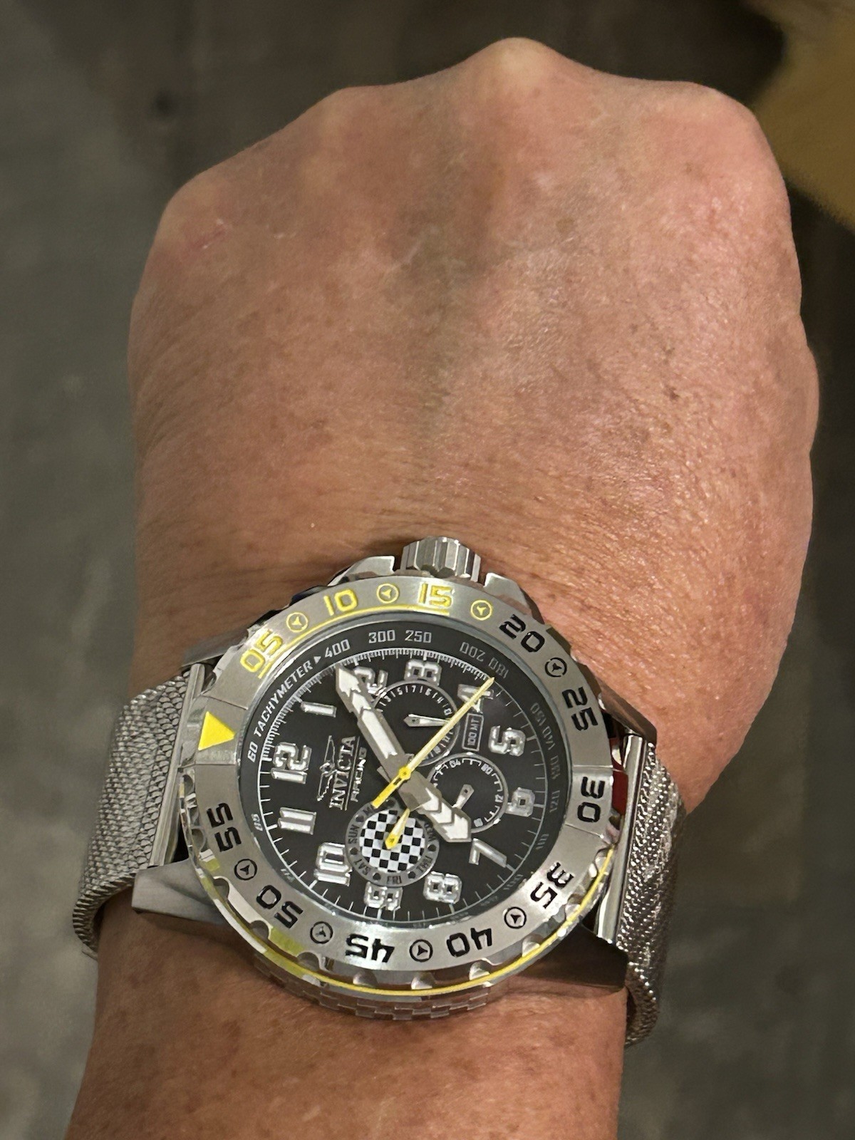 Invicta Racing Dynox Multifunction, 48mm, WR 100m, 8.5”, New/Box/3yr Warranty