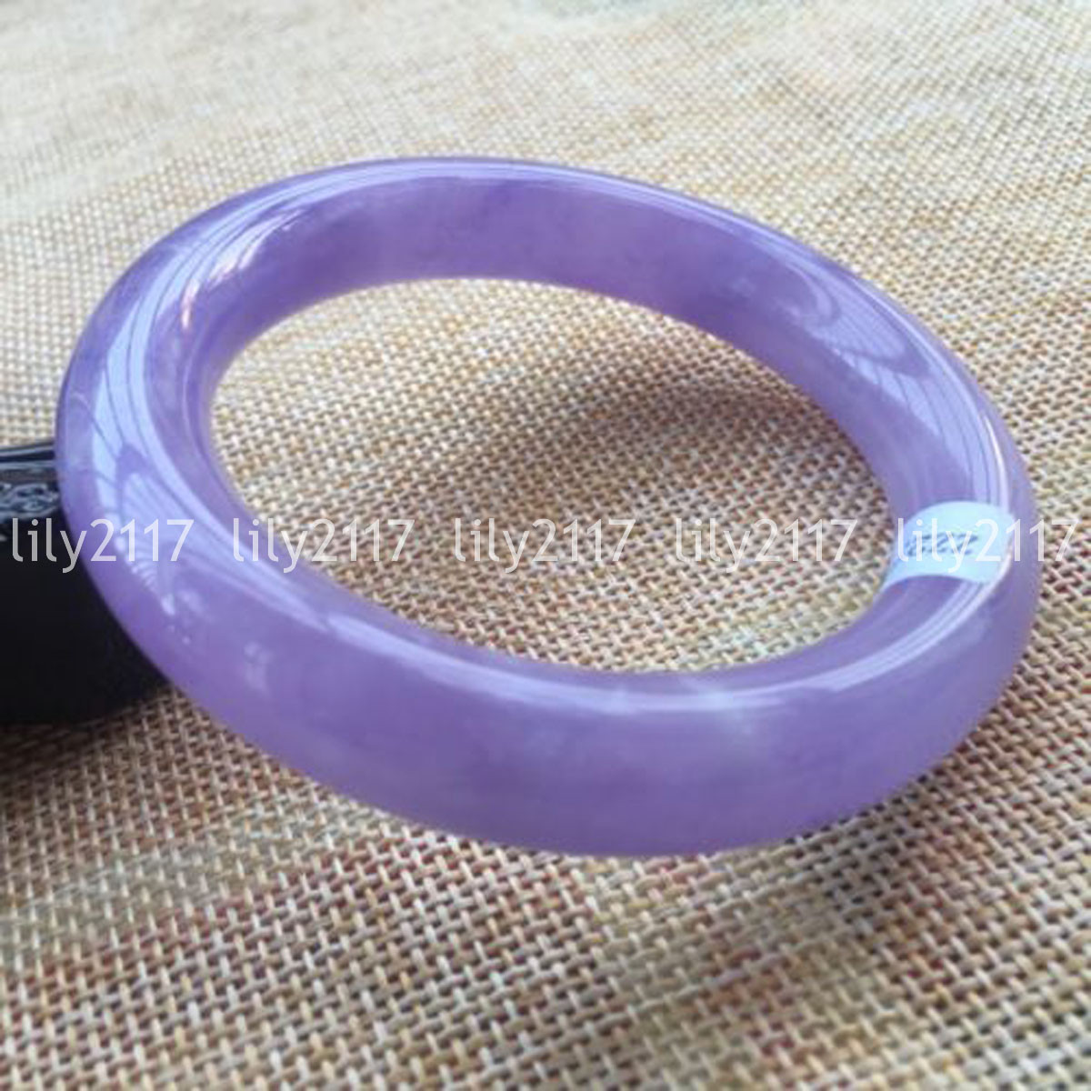 Pretty Natural Lavender Jadeite Jade Gemstone Bangle Bracelet 54-64mm Jewelry