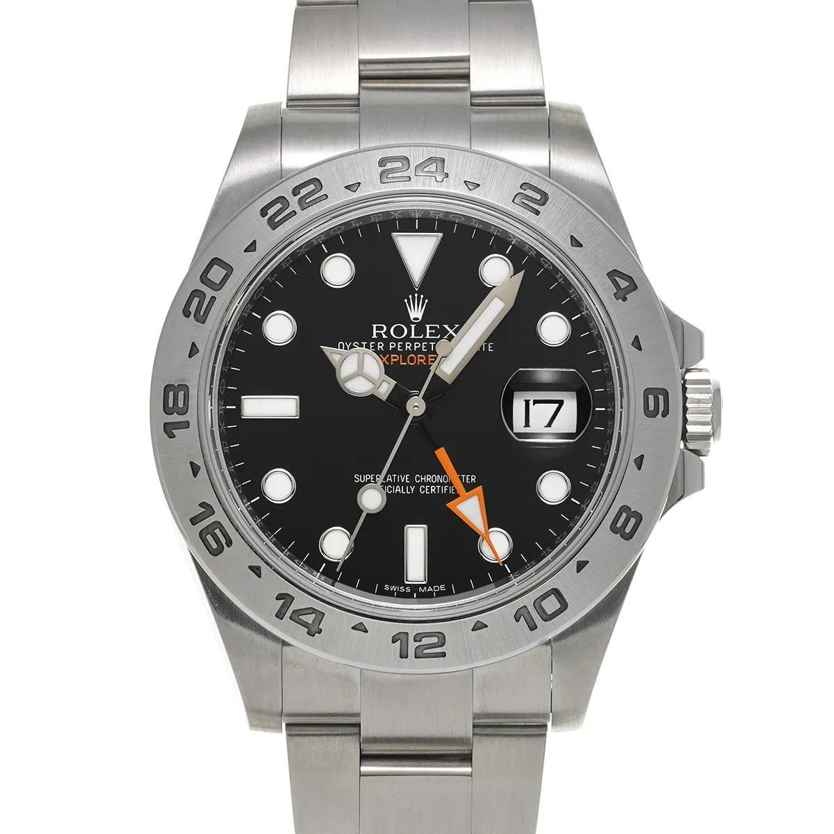 Rolex ExplorerII 216570 42mm Stainless Steel Black Wristwatch #WW1307