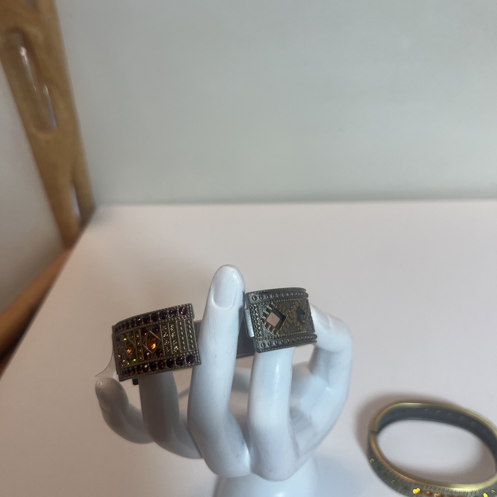 Heidi Daus “Double Trouble” Crystal Bangle and Watch Set NIB