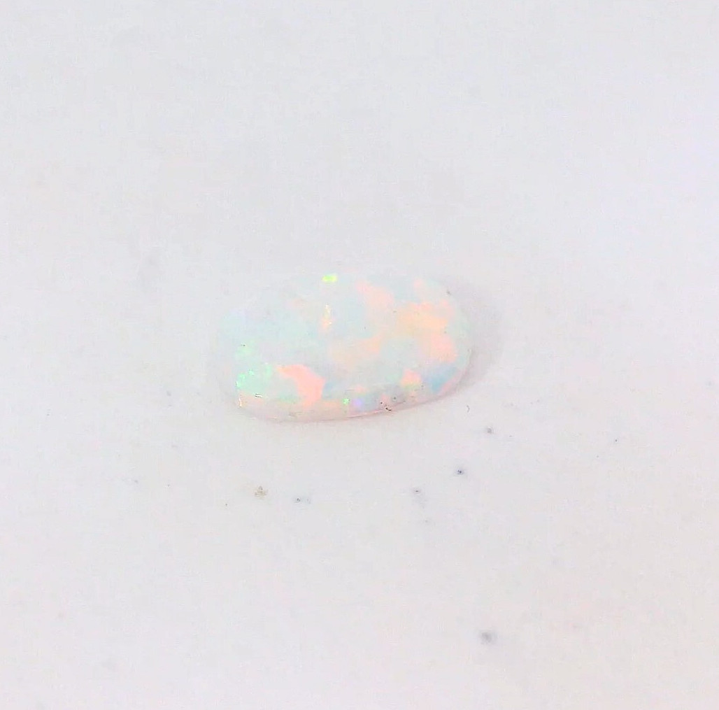 0.30ct Rectangular Cut Loose Natural Ethiopian Cabochon Opal 7.0 x 5.0 x 1.62mm