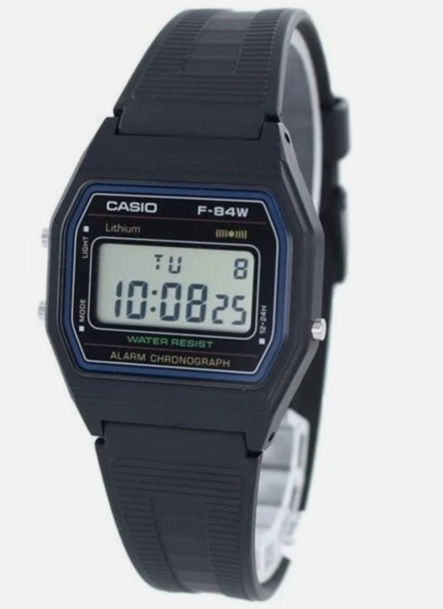 [Brand New] Casio F-84W-1QJH Black Light Men’s Standard Digital Wristwatch JP