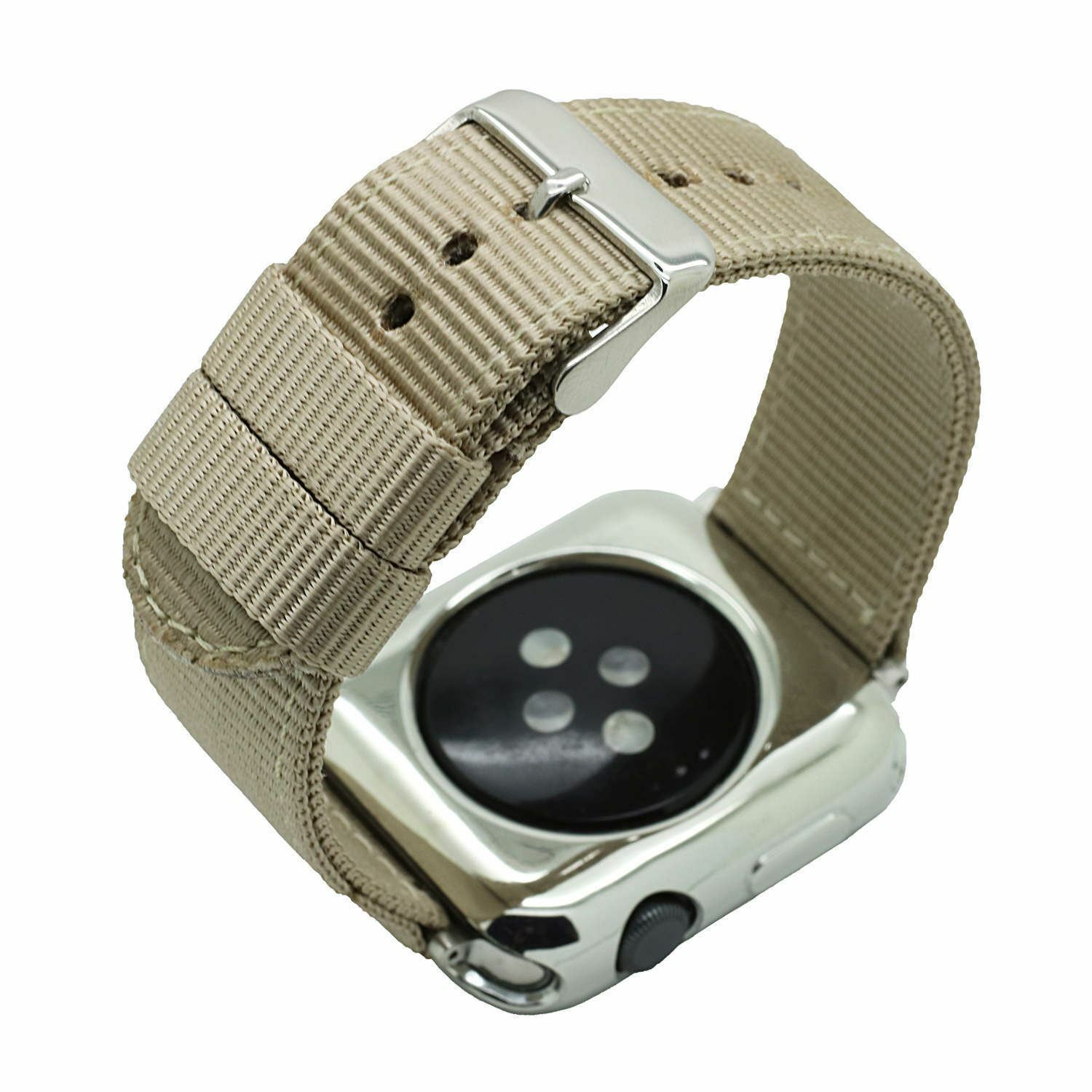 44/40/42/38 Sport Canvas Nylon Fabric Band for Apple Watch Series 5 6 7 8 Strap