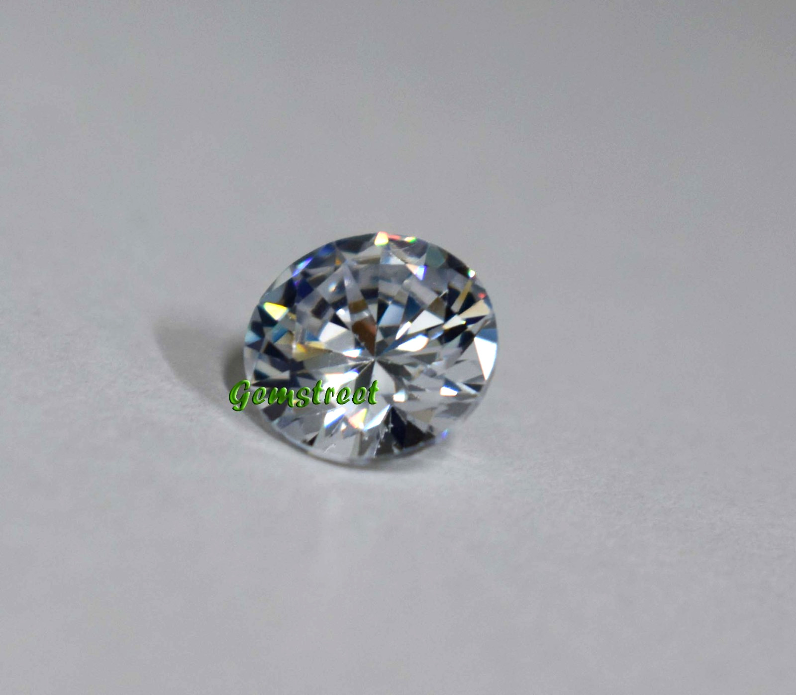 Brilliant 4 Ct Natural White Sapphire Round Cut Certified September Birthstone.