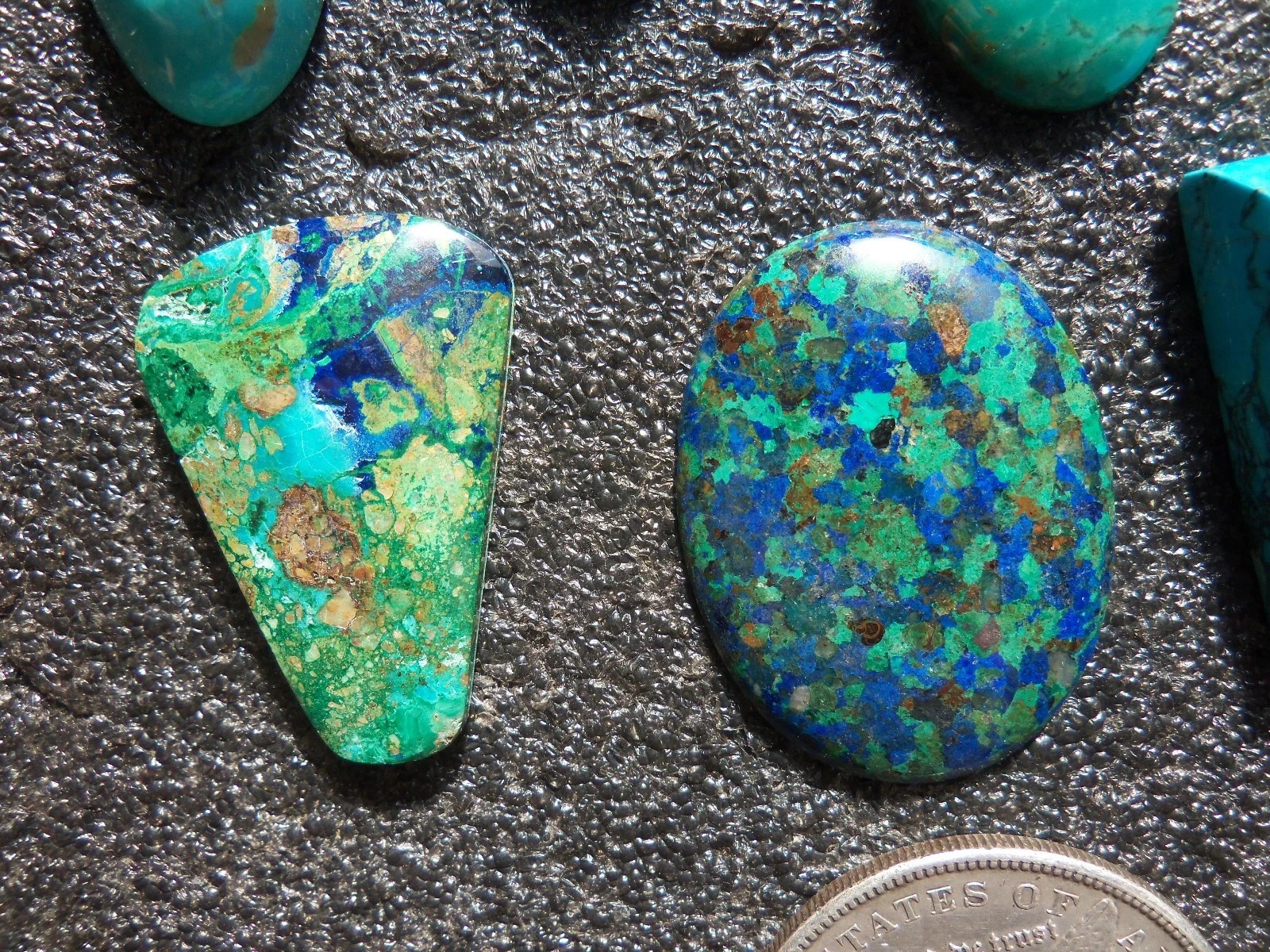 Turquoise Cabochon Lot Bolo Stones